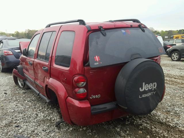 1J4GK38K75W689517 - 2005 JEEP LIBERTY RE RED photo 3