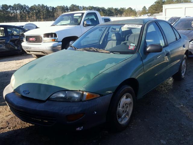 1G1JC5246X7253570 - 1999 CHEVROLET CAVALIER WHITE photo 2