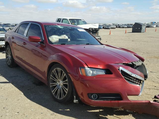 2C3CCABG5DH738872 - 2013 CHRYSLER 300 V6 MAROON photo 1