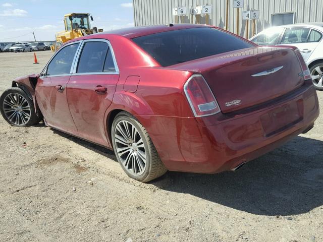 2C3CCABG5DH738872 - 2013 CHRYSLER 300 V6 MAROON photo 3