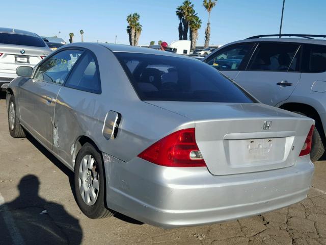 1HGEM22901L083769 - 2001 HONDA CIVIC SI SILVER photo 3