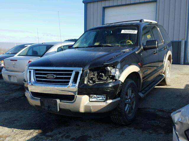 1FMEU74E17UA77967 - 2007 FORD EXPLORER E BLACK photo 2