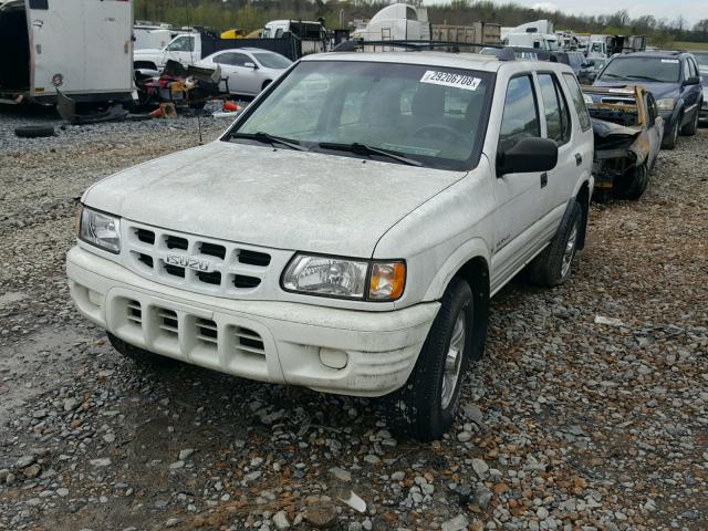 4S2CK58W9Y4351799 - 2000 ISUZU RODEO S WHITE photo 2