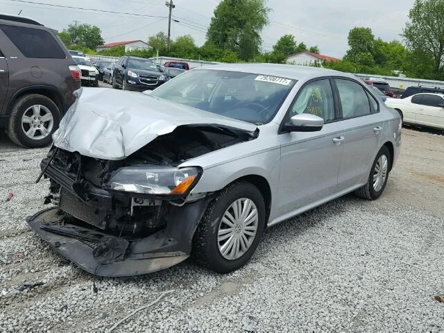 1VWAS7A32EC114729 - 2014 VOLKSWAGEN PASSAT S ვერცხლისფერი ფოტო 2