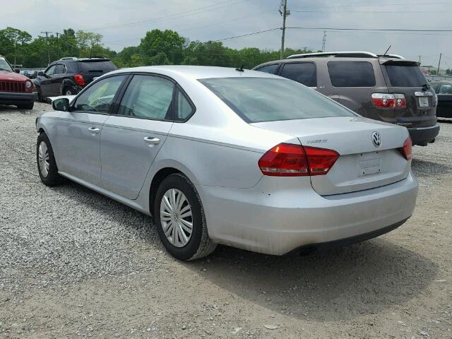 1VWAS7A32EC114729 - 2014 VOLKSWAGEN PASSAT S ვერცხლისფერი ფოტო 3