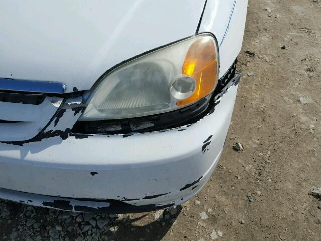 1HGEM22572L053358 - 2002 HONDA CIVIC LX WHITE photo 10