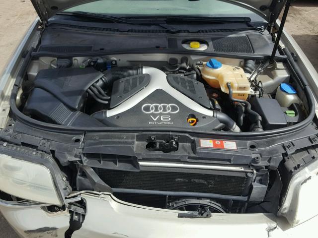 WAULD64B43N094954 - 2003 AUDI A6 2.7T QU GOLD photo 7