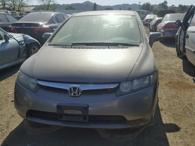 JHMFA36267S021966 - 2007 HONDA CIVIC HYBR SILVER photo 9