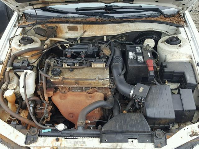 4A3AA46G61E215414 - 2001 MITSUBISHI GALANT ES WHITE photo 7