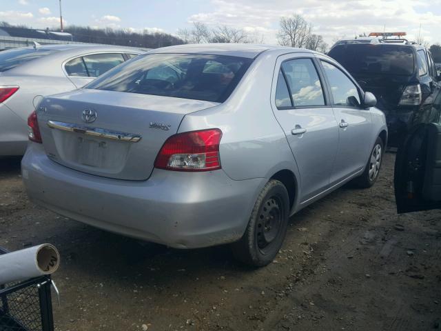 JTDBT923071045374 - 2007 TOYOTA YARIS SILVER photo 4