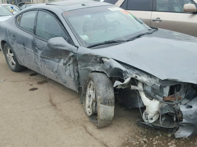 2G2WS522641356886 - 2004 PONTIAC GRAND PRIX CHARCOAL photo 9