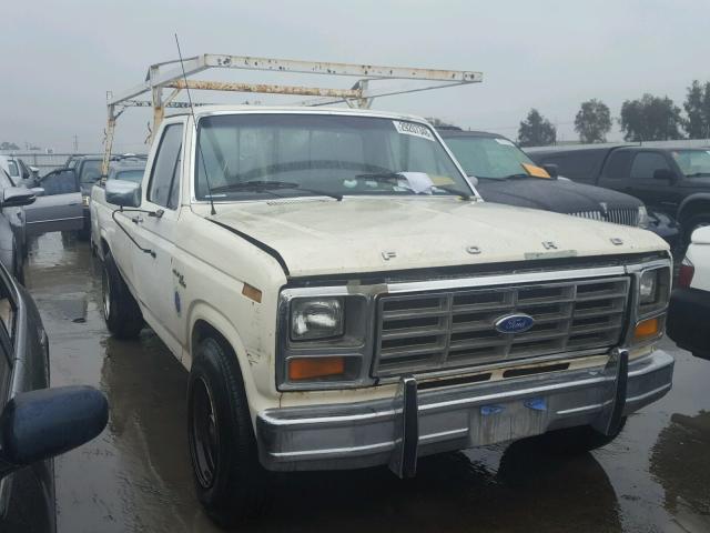 1FTEF25Y2GPA08603 - 1986 FORD F250 WHITE photo 1