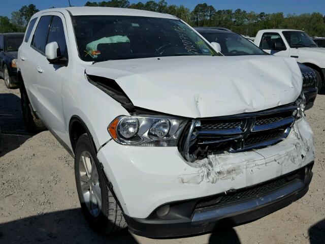 1C4RDHAG7DC637459 - 2013 DODGE DURANGO SX WHITE photo 1