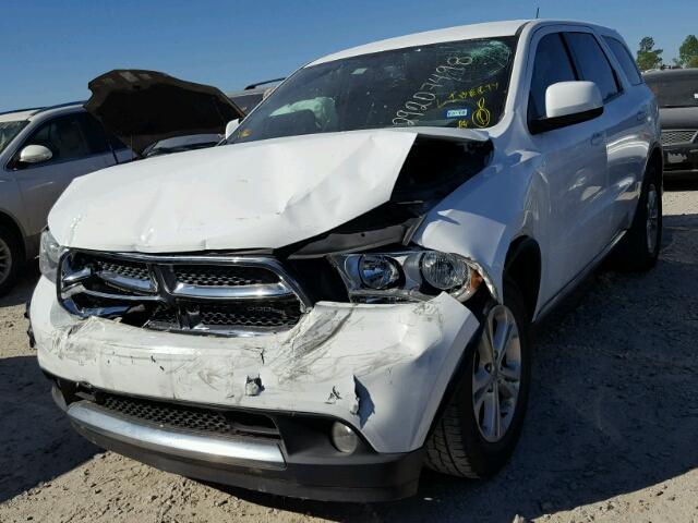 1C4RDHAG7DC637459 - 2013 DODGE DURANGO SX WHITE photo 2