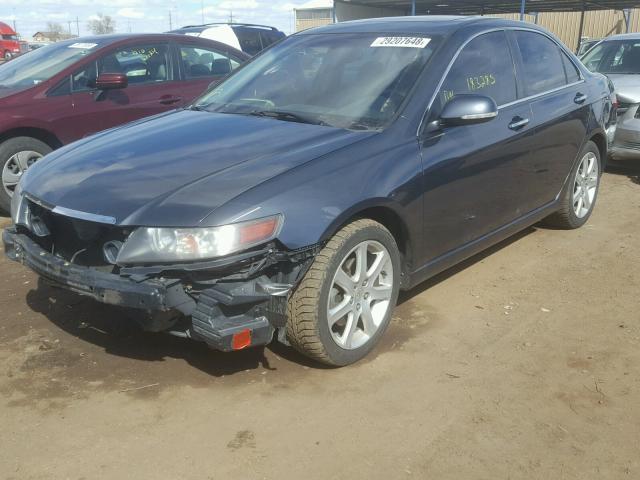 JH4CL96824C001594 - 2004 ACURA TSX GRAY photo 2