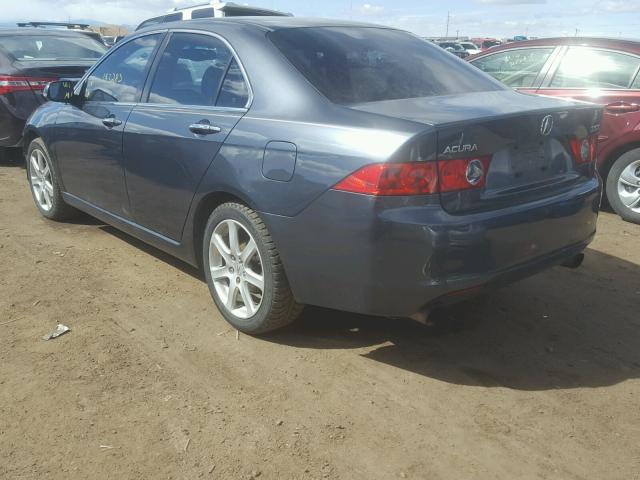 JH4CL96824C001594 - 2004 ACURA TSX GRAY photo 3