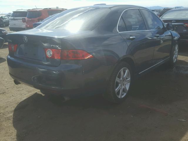 JH4CL96824C001594 - 2004 ACURA TSX GRAY photo 4