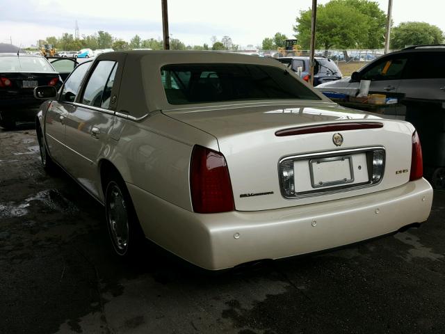 1G6KE57Y01U207620 - 2001 CADILLAC DEVILLE DH WHITE photo 3