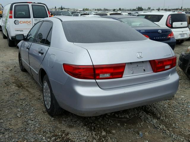 1HGCM56185A168163 - 2005 HONDA ACCORD DX GRAY photo 3