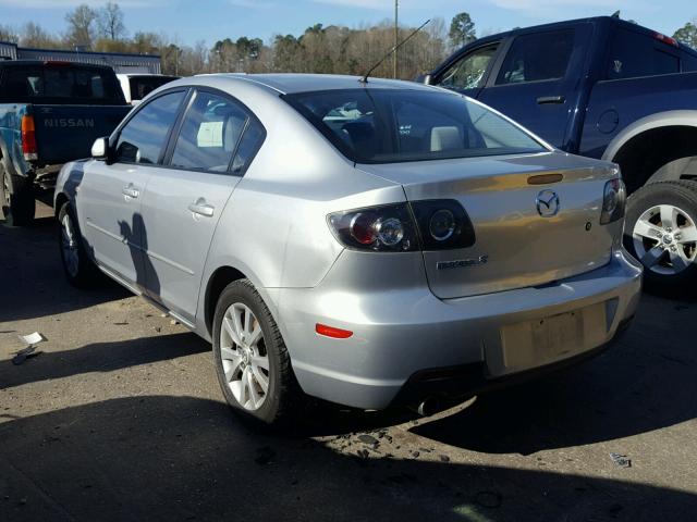 JM1BK323871654874 - 2007 MAZDA 3 S SILVER photo 3