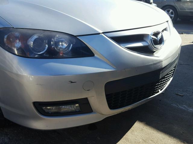 JM1BK323871654874 - 2007 MAZDA 3 S SILVER photo 9