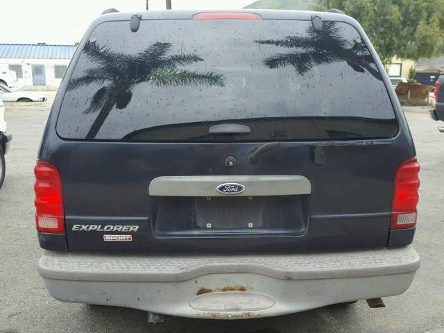 1FMYU60E71UC36379 - 2001 FORD EXPLORER S BLACK photo 10