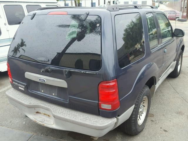 1FMYU60E71UC36379 - 2001 FORD EXPLORER S BLACK photo 4