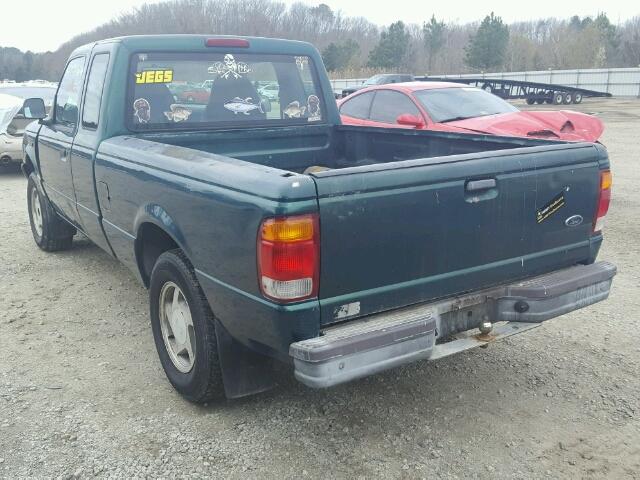 1FTYR14C1XTA10421 - 1999 FORD RANGER SUP GREEN photo 3