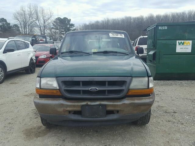 1FTYR14C1XTA10421 - 1999 FORD RANGER SUP GREEN photo 9