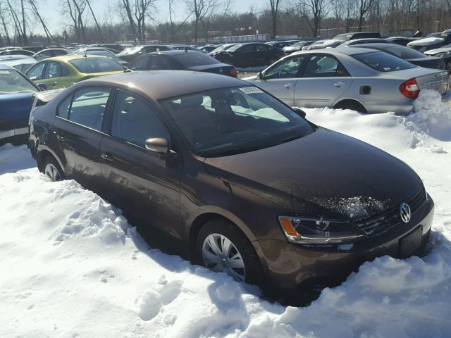 3VWD17AJ6EM298702 - 2014 VOLKSWAGEN JETTA SE BROWN photo 1