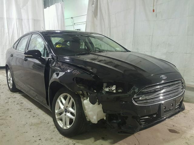 3FA6P0H74GR339514 - 2016 FORD FUSION SE BLACK photo 1