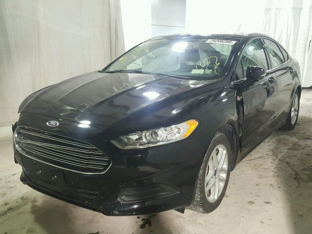 3FA6P0H74GR339514 - 2016 FORD FUSION SE BLACK photo 2