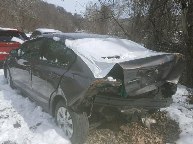 19XFB2F52CE355847 - 2012 HONDA CIVIC LX GRAY photo 3