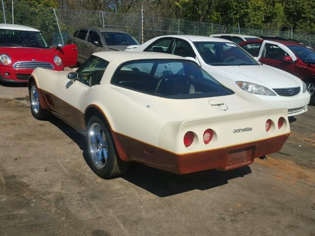 1G1AY8760B5106288 - 1981 CHEVROLET CORVETTE TWO TONE photo 3