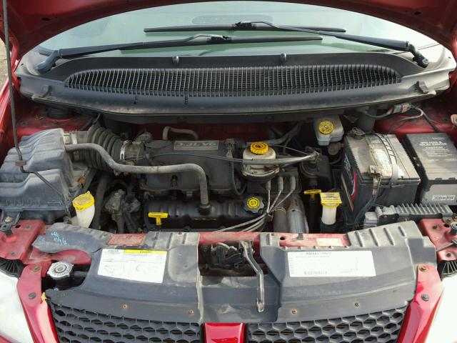 1B4GP24332B606486 - 2002 DODGE GRAND CARA RED photo 7