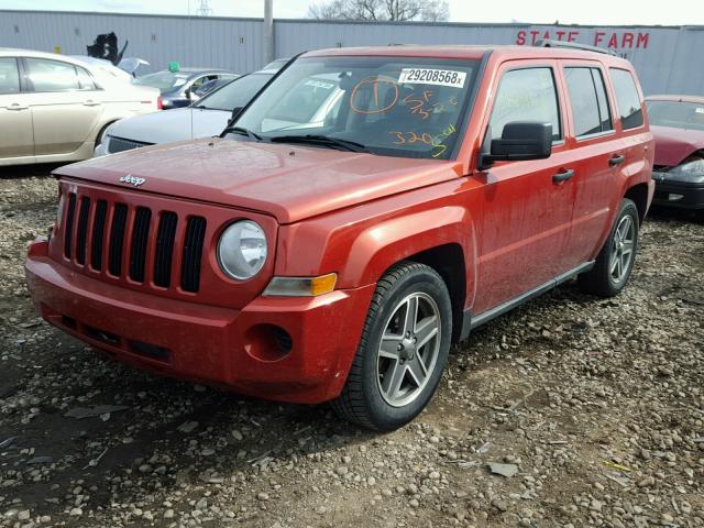 1J4FF28BX9D118079 - 2009 JEEP PATRIOT SP ORANGE photo 2