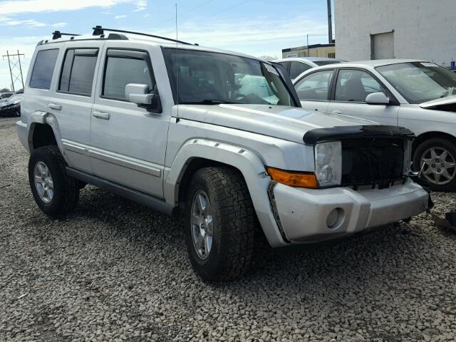 1J8HG68287C604467 - 2007 JEEP COMMANDER SILVER photo 1