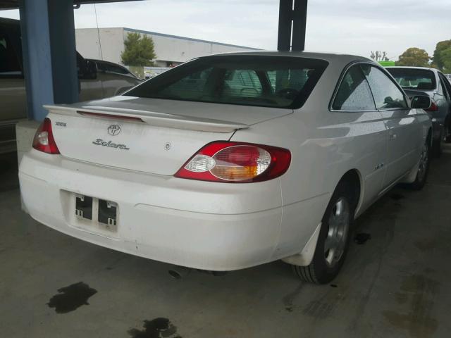 2T1CF28P93C608697 - 2003 TOYOTA CAMRY SOLA WHITE photo 4