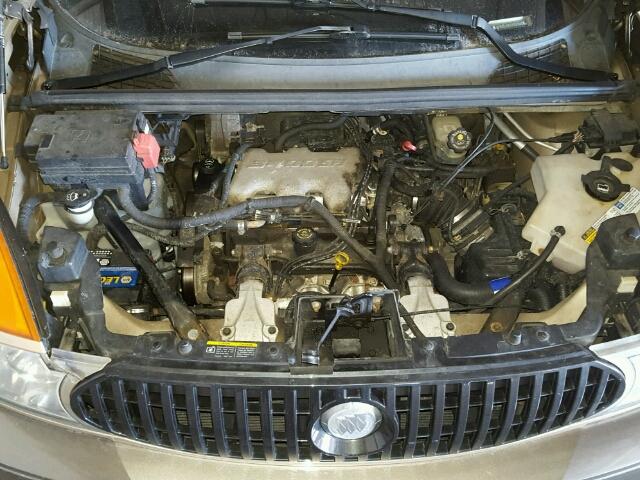 3G5DB03E42S552526 - 2002 BUICK RENDEZVOUS GOLD photo 7