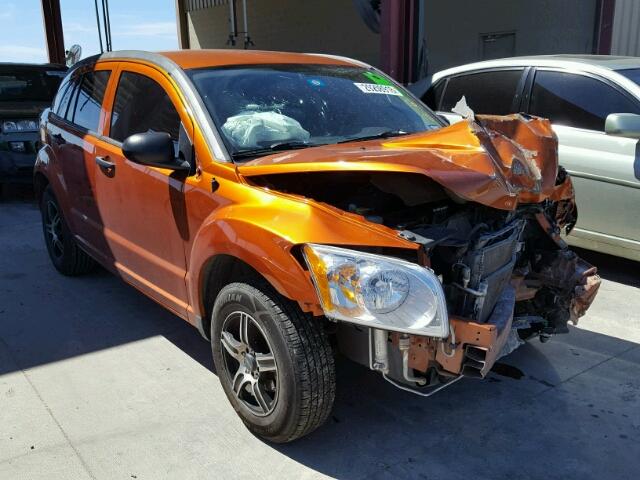 1B3CB1HA3BD262747 - 2011 DODGE CALIBER EX ORANGE photo 1