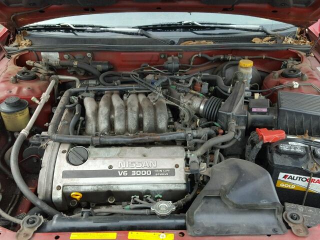 JN1CA21D3XT223510 - 1999 NISSAN MAXIMA GLE RED photo 7