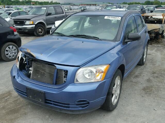 1B3HB48B47D214181 - 2007 DODGE CALIBER SX BLUE photo 2