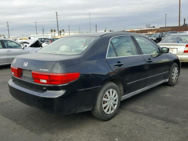 1HGCM56435A119947 - 2005 HONDA ACCORD LX BLACK photo 4