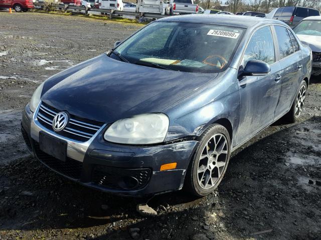 3VWJM71K59M007566 - 2009 VOLKSWAGEN JETTA S BLUE photo 2