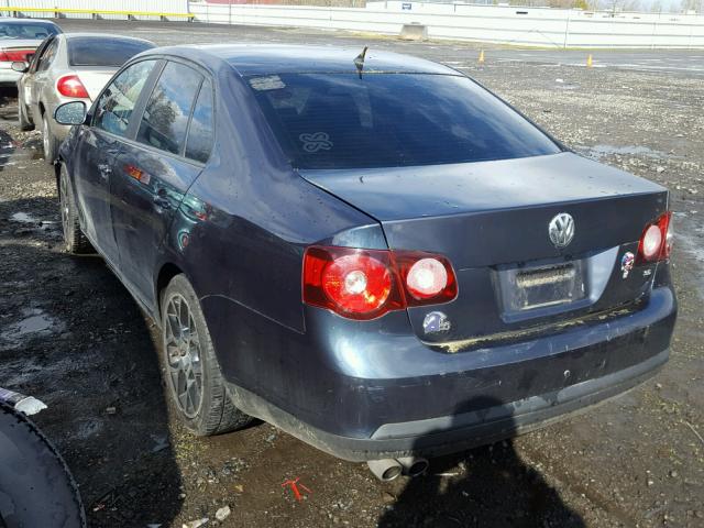 3VWJM71K59M007566 - 2009 VOLKSWAGEN JETTA S BLUE photo 3