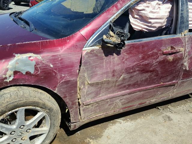 1HGCM66513A009734 - 2003 HONDA ACCORD EX BURGUNDY photo 9