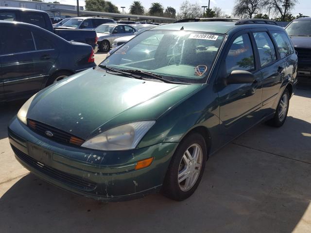 1FAFP363X1W335375 - 2001 FORD FOCUS SE GREEN photo 2