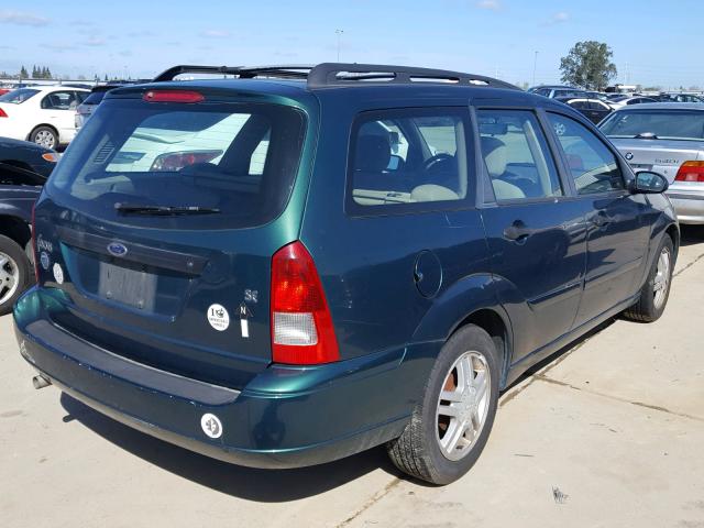 1FAFP363X1W335375 - 2001 FORD FOCUS SE GREEN photo 4