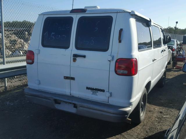 2B7HB11X3YK133067 - 2000 DODGE RAM VAN B1 WHITE photo 4