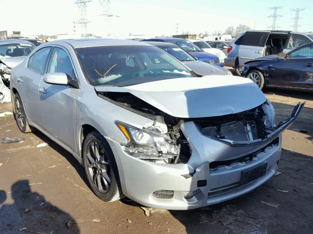 1N4AA5AP8EC480486 - 2014 NISSAN MAXIMA S SILVER photo 1